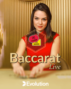 Live Baccarat side logo review