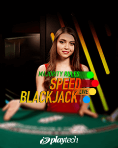 Majority Rules Speed Blackjack side logo review