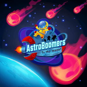 AstroBoomers: To The Moon! logo review