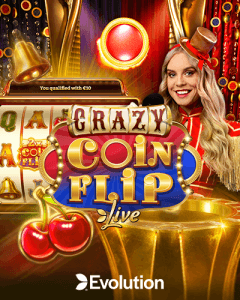 Crazy Coin Flip Live logo review