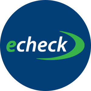 image of the echeck payment method logo
